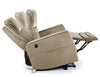Signal Poltrona Reclinabile Elettrica in velluto Adonis Beige