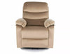 Signal Poltrona Reclinabile Elettrica in velluto Hektor M Beige