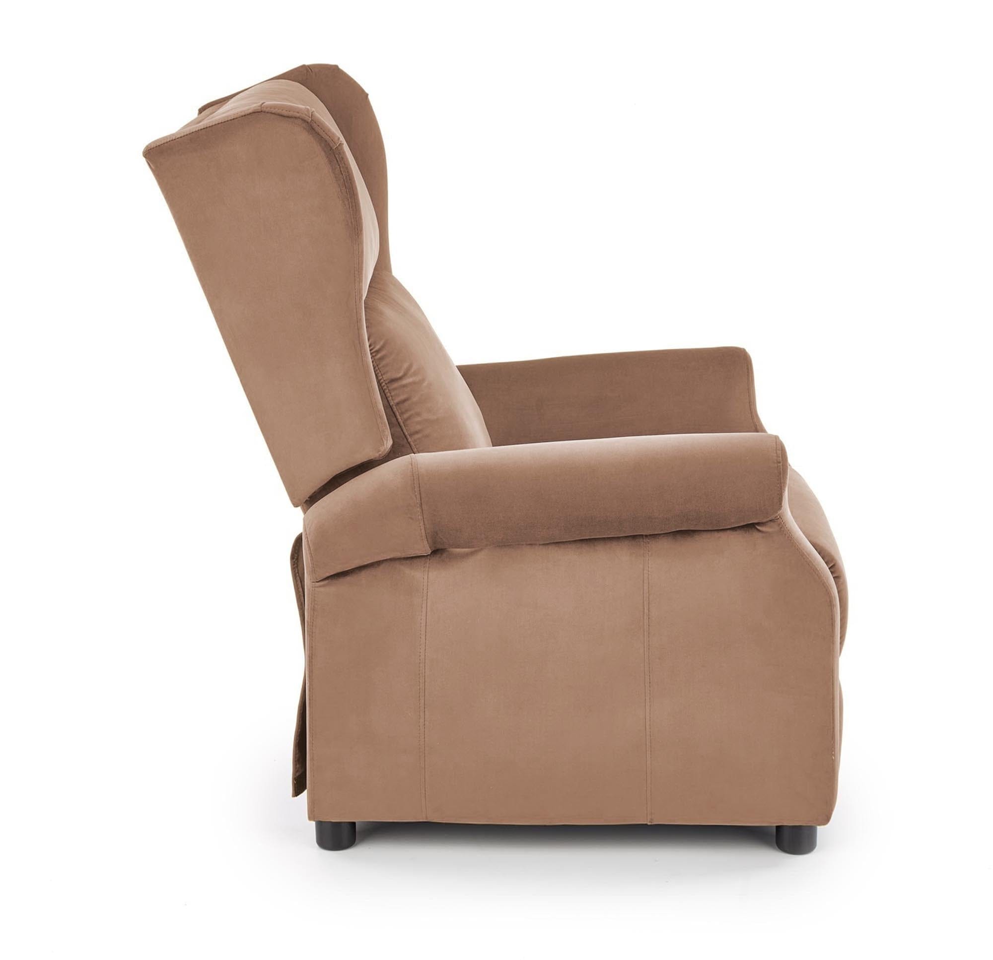 Poltrona Reclinabile in tessuto Agustin 2 Beige (2)