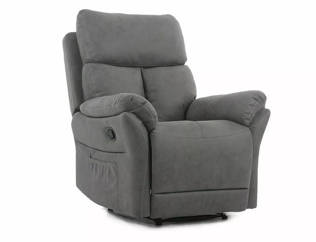 Signal Poltrona Reclinabile in tessuto Hades Grigio