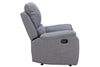Signal Poltrona Reclinabile in tessuto Spencer 1 Bjorn Grigio