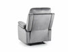 Signal Poltrona Reclinabile in velluto Spencer 1 Grigio