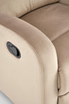 Halmar Poltrona Reclinabile in velluto Wonder Beige