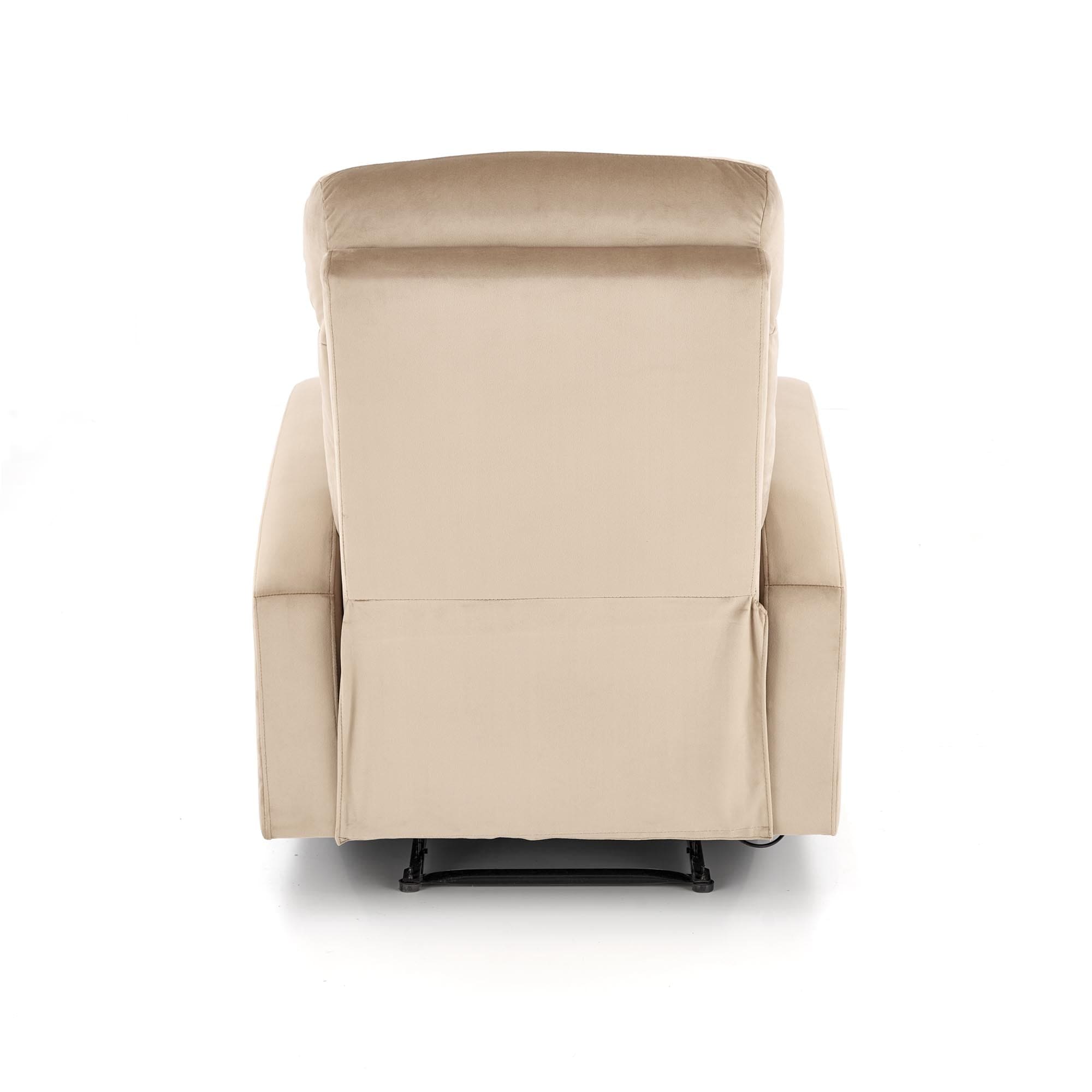 Halmar Poltrona Reclinabile in velluto Wonder Beige