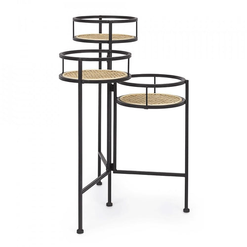 Bizzotto Porta piante per vaso Elyot Round Naturale