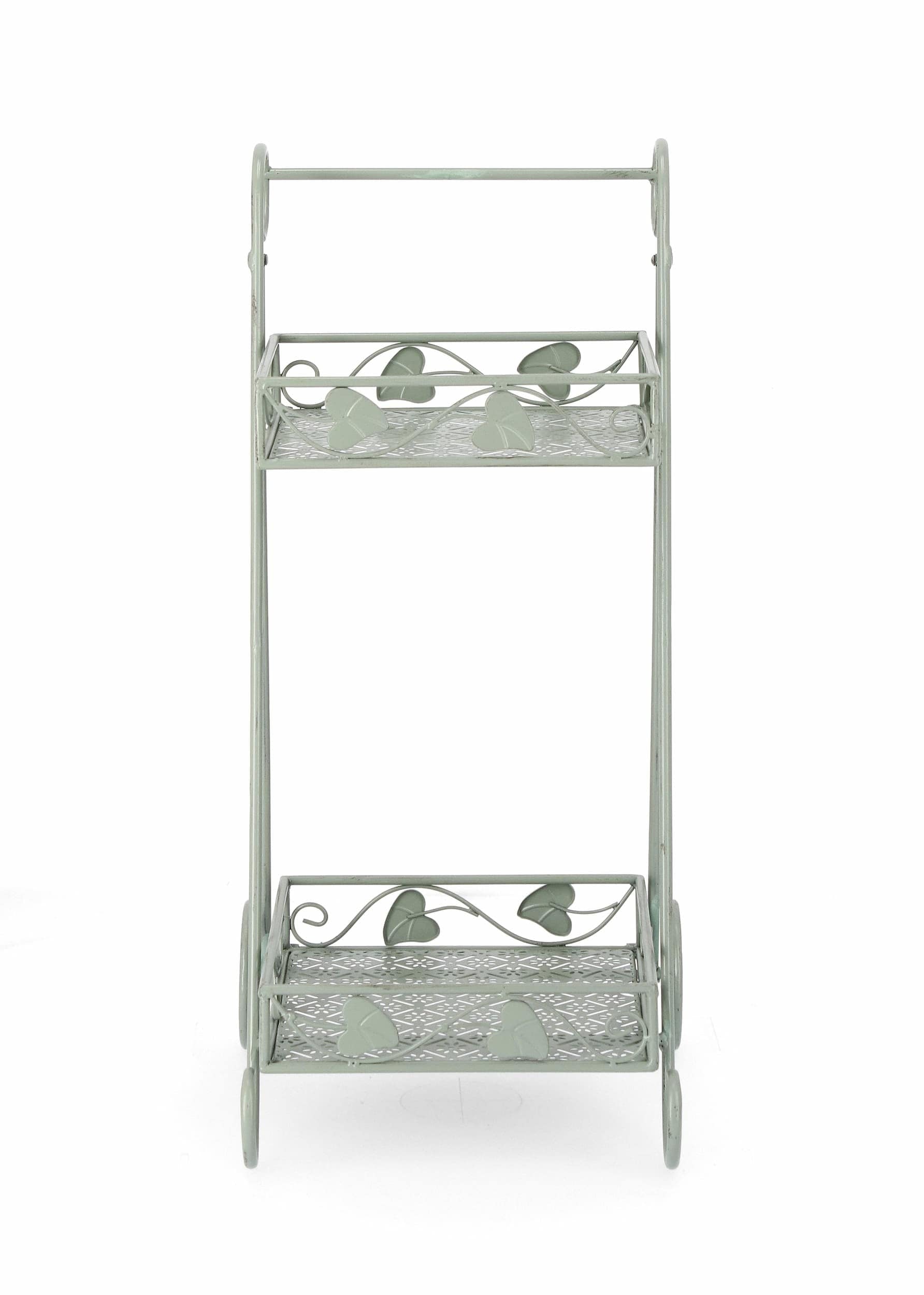Bizzotto Porta piante per vaso Harriet Rectangle 2SH Verde