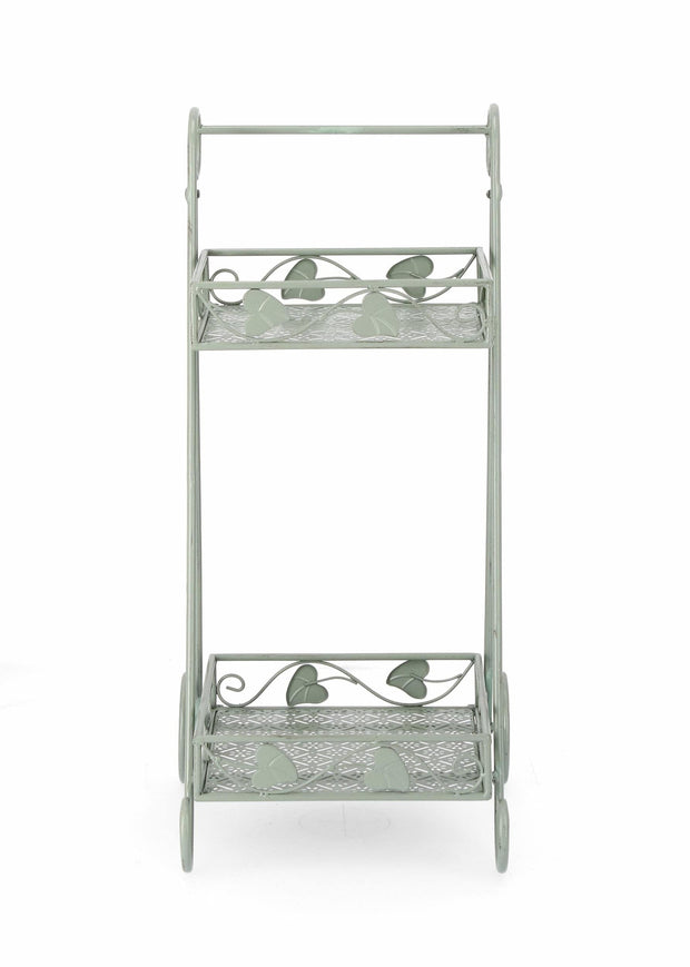 Bizzotto Porta piante per vaso Harriet Rectangle 2SH Verde