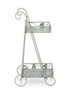 Bizzotto Porta piante per vaso Harriet Rectangle 2SH Verde