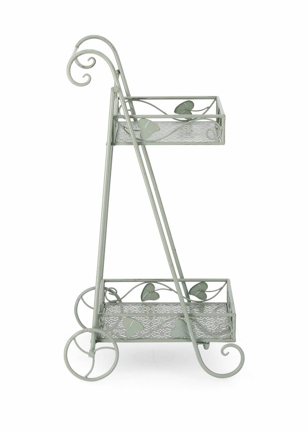 Bizzotto Porta piante per vaso Harriet Rectangle 2SH Verde