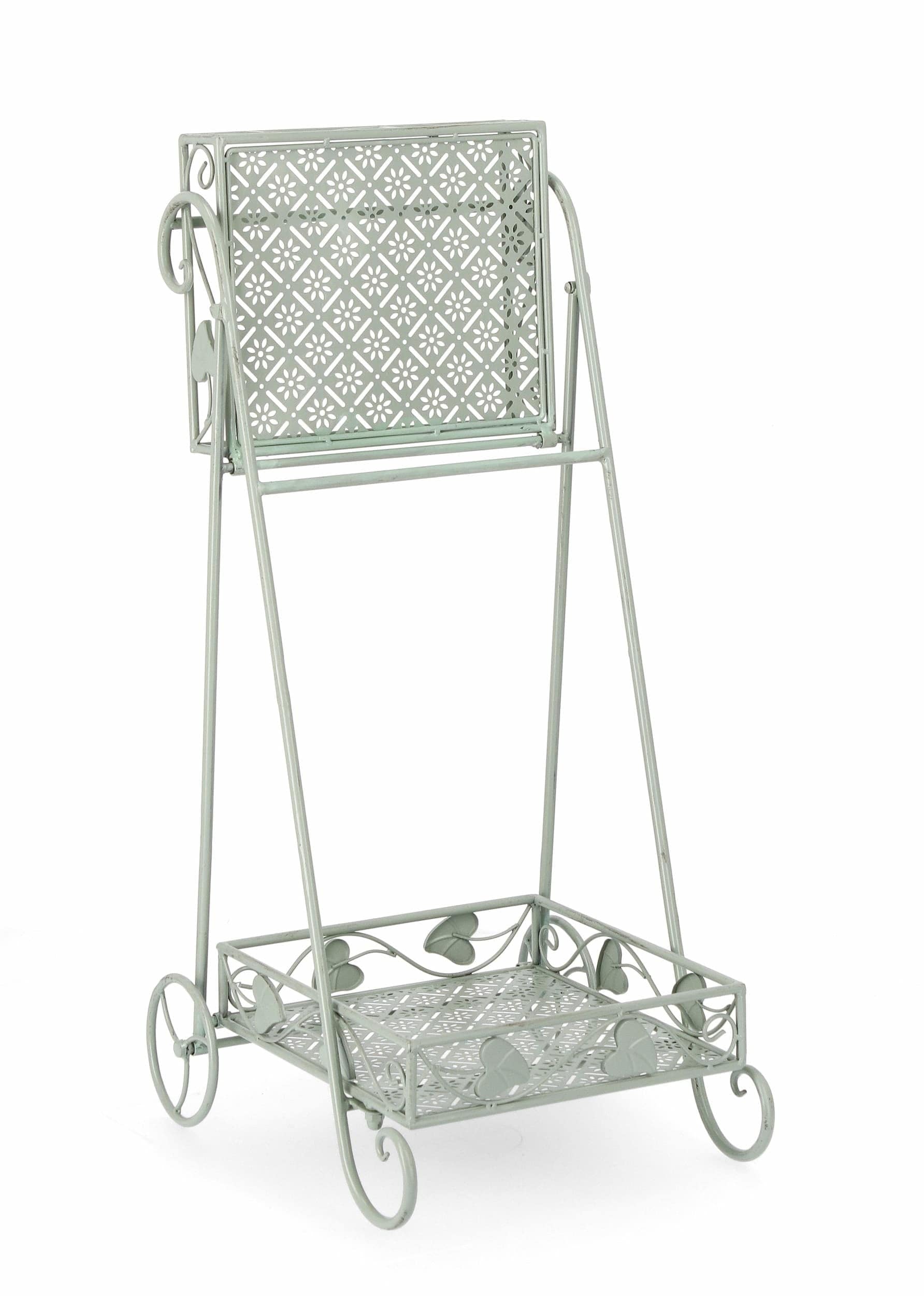 Bizzotto Porta piante per vaso Harriet Rectangle 2SH Verde