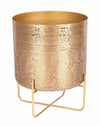 Bizzotto Porta piante per vaso Varanasi Stand Round Oro