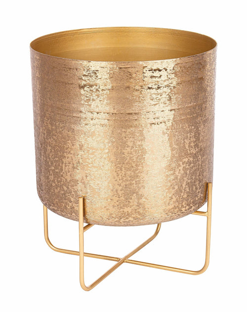 Bizzotto Porta piante per vaso Varanasi Stand Round Oro