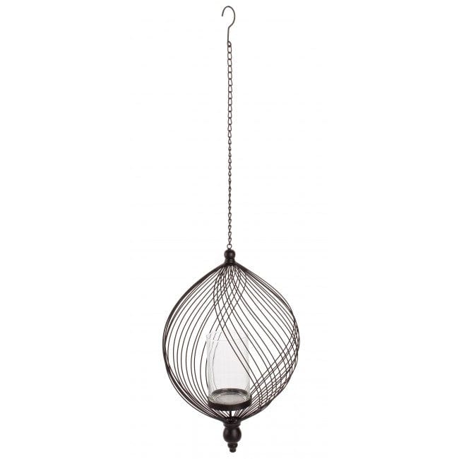 Bizzotto Portacandele Sospeso Sharm Sphere Nero