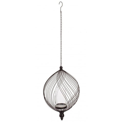 Bizzotto Portacandele Sospeso Sharm Sphere Nero