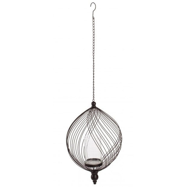 Bizzotto Portacandele Sospeso Sharm Sphere Nero