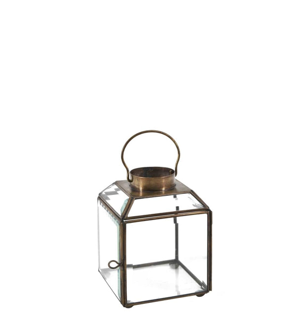 Portacandele Square Bezel Piccola Trasparente