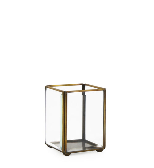 Portacandele Square Bezel Trasparente