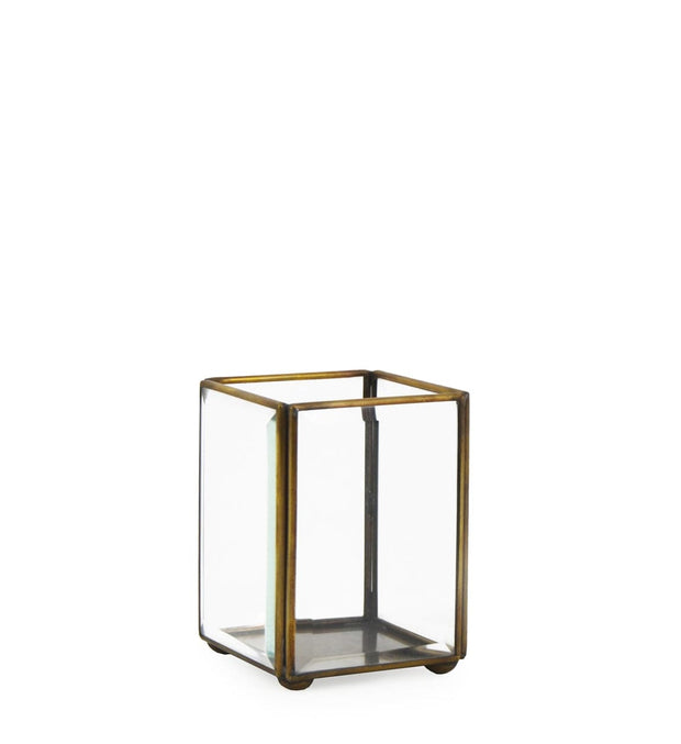 Portacandele Square Bezel Trasparente