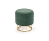 Halmar Pouf con contenitore in tessuto Minty Verde