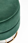 Halmar Pouf con contenitore in tessuto Minty Verde