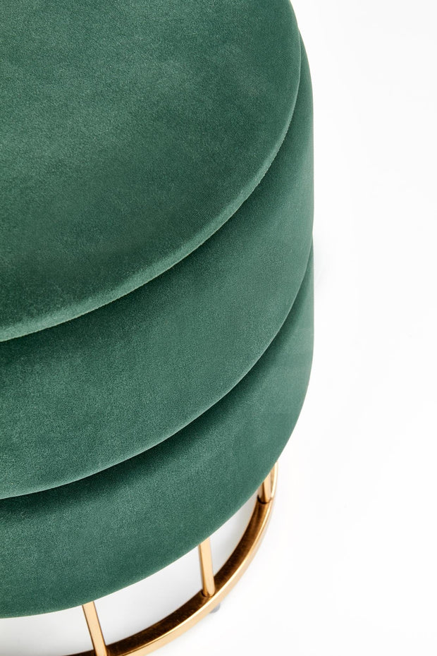 Halmar Pouf con contenitore in tessuto Minty Verde