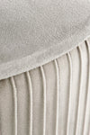 Halmar Pouf con contenitore in velluto Cricket Grigio