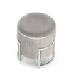 Halmar Pouf con contenitore in velluto Cricket Grigio