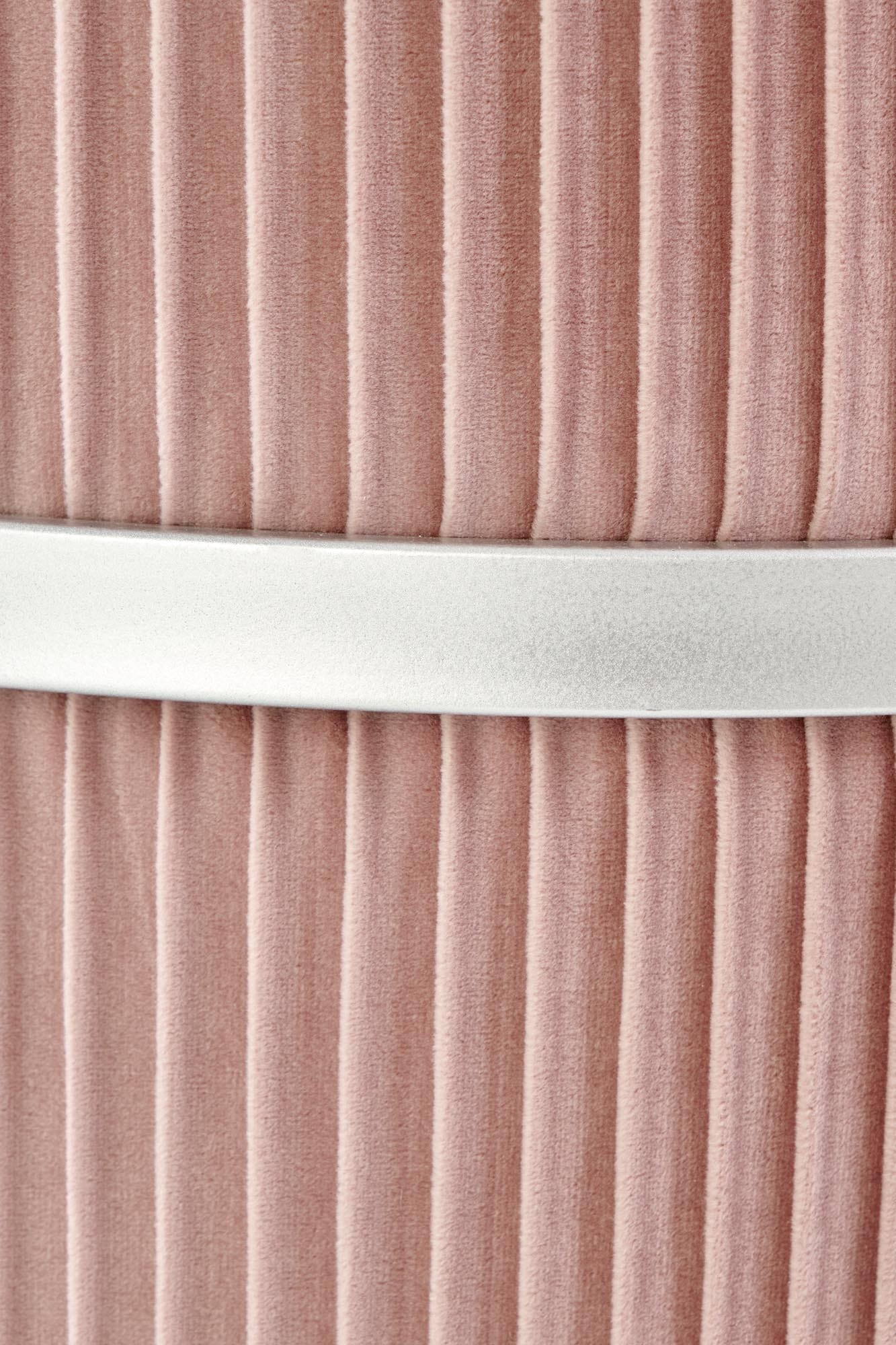 Halmar Pouf con contenitore in velluto Cricket Rosa
