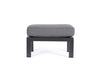 Bizzotto Pouf da giardino Hendrix Antracite