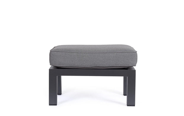 Bizzotto Pouf da giardino Hendrix Antracite