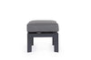 Bizzotto Pouf da giardino Hendrix Antracite