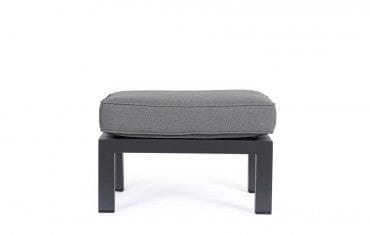 Bizzotto Pouf da giardino Hendrix Antracite