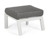 Bizzotto Pouf da giardino Kledi Grigio