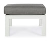 Bizzotto Pouf da giardino Kledi Grigio