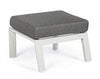 Bizzotto Pouf da giardino Kledi Grigio