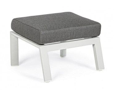 Bizzotto Pouf da giardino Kledi Grigio
