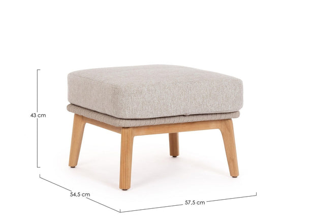 Bizzotto Pouf da giardino Tamires Beige