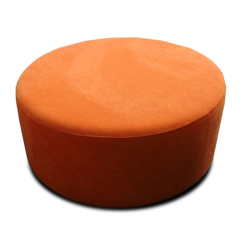 Pouf in ecopelle Donut Arancia