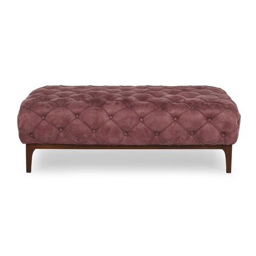 Pouf in ecopelle Fashion Rosa