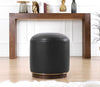 Pouf in ecopelle Milotte Antracite (1)