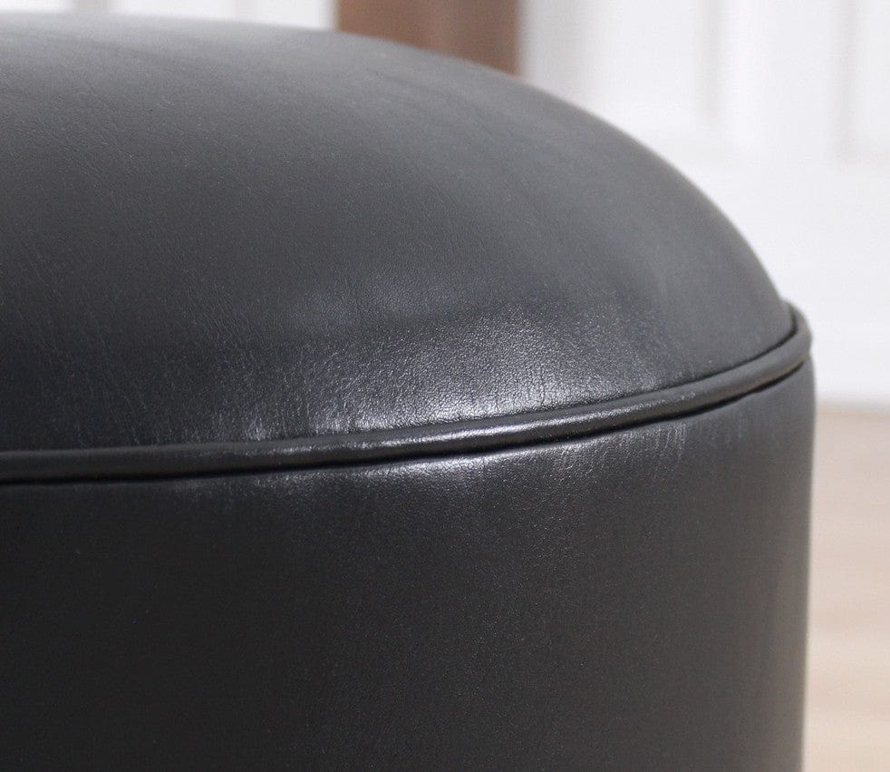 Pouf in ecopelle Milotte Antracite (5)