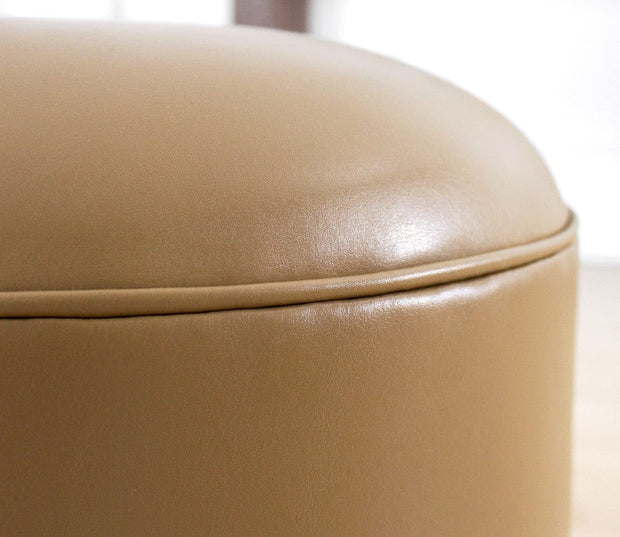 Pouf in ecopelle Milotte Cappuccino (6)
