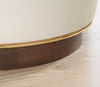 Pouf in ecopelle Milotte Crema (5)
