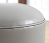 Pouf in ecopelle Milotte Grigio (4)