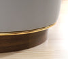 Pouf in ecopelle Milotte Grigio (5)