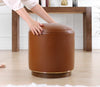 Pouf in ecopelle Milotte Ruggine (3)