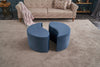 Pouf in tessuto Alis Blu (2)