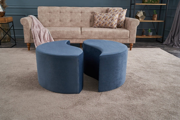 Pouf in tessuto Alis Blu (3)