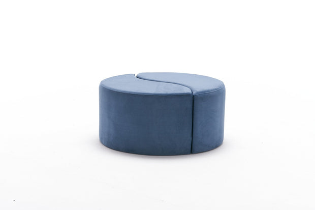 Pouf in tessuto Alis Blu (6)