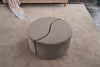 Pouf in tessuto Alis Cappuccino (1)